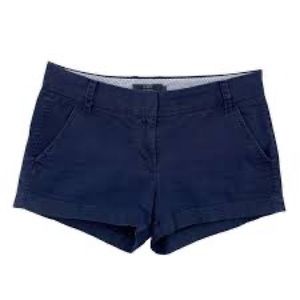 J Crew Navy Blue Chino Size 4 Short